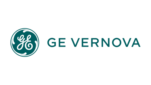 A photo of GE logo