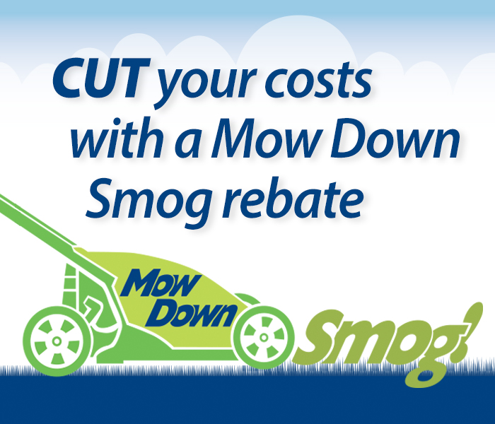 Mow Down Smog Rebate 