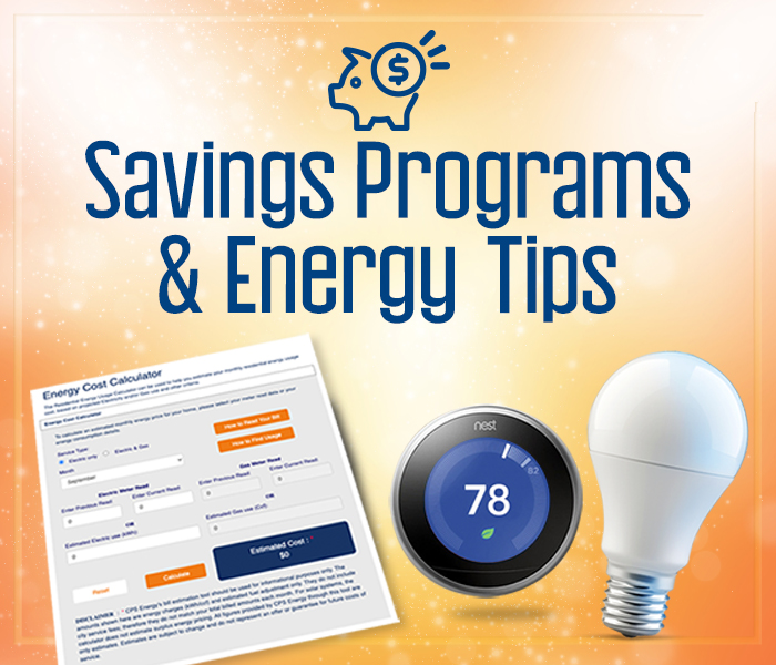 Savings Programs & Energy Tips