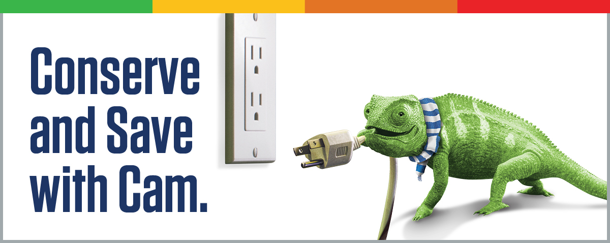 Winter season conserve and save with Cam.