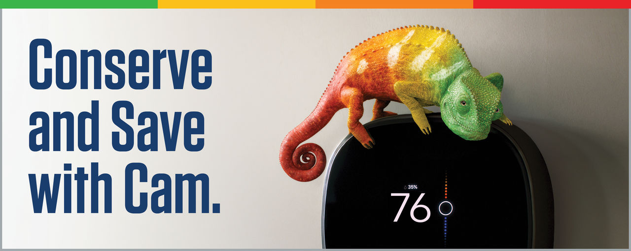 Winter season conserve and save with Cam.