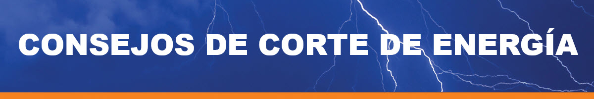 CONSEJOS DE CORTE DE ENERGÍA
